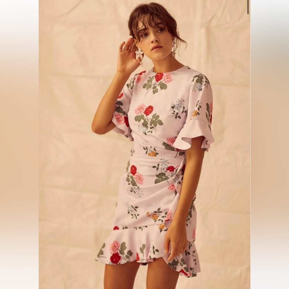 Keepsake Pretty One Floral Mini Dress